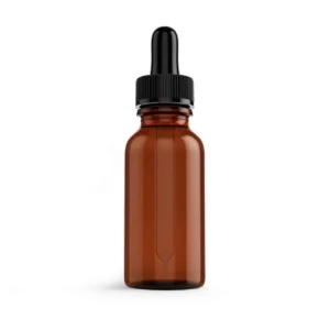 Amber Glass Bottle with Dropper